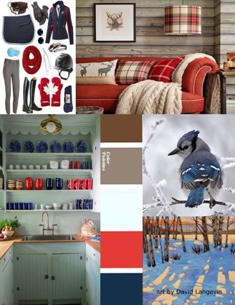 THEME WEEK at SCRAPBOOK NERD: another use for your Christmas papers… and using a mood board.