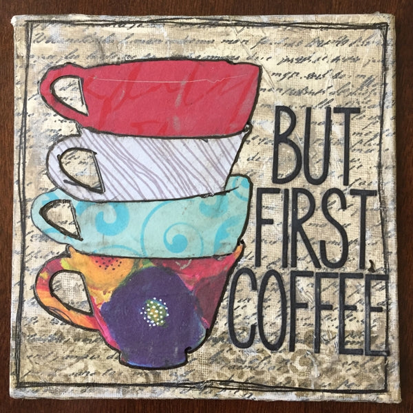 Mixed media canvas project