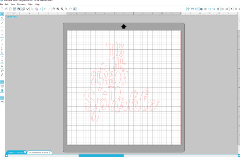 Silhouette Savvy Series: Stand-out stitched title #2