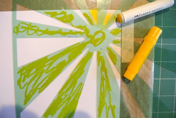 Gelatos with a stencil? Yes!