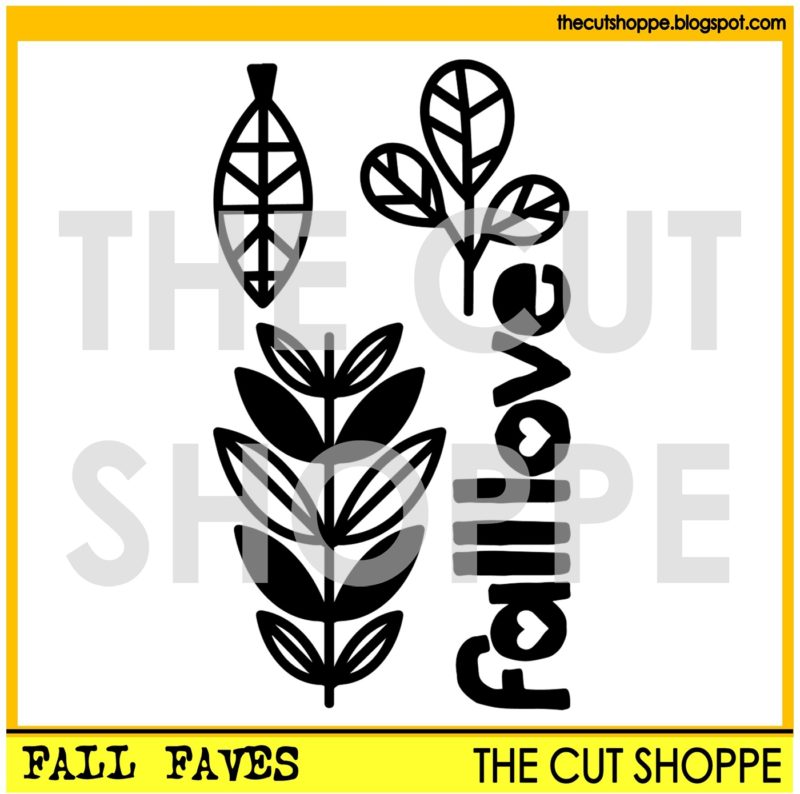 Free Cut File | 12×12 Layout and Cards – FALL Faves