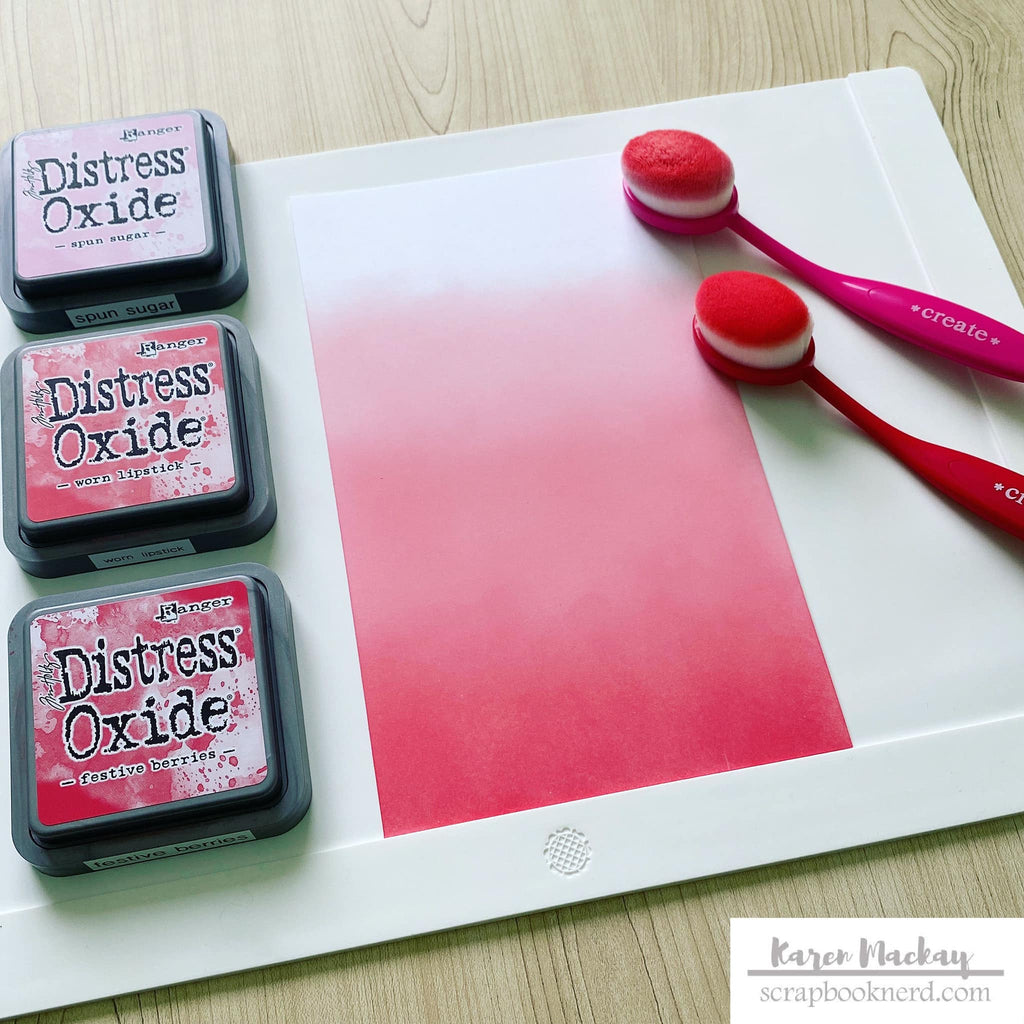Ink blending : 2 ways with Karen @cardsbykaren