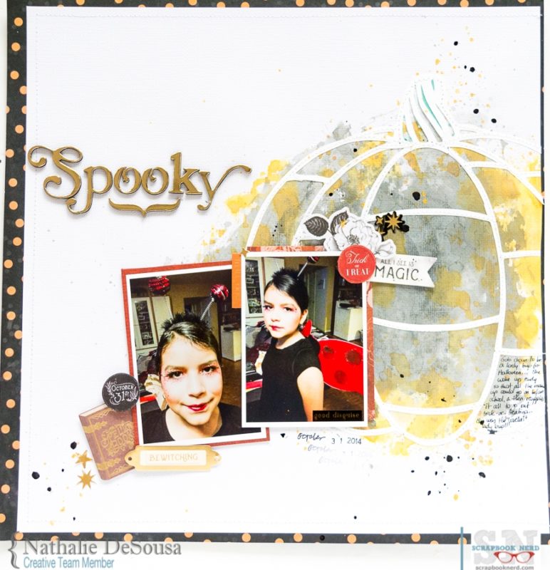 A New Take on Halloween || Combining cut files and mix media