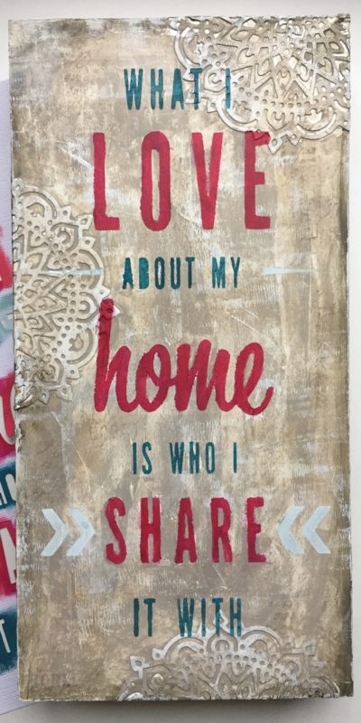 Home Decor – Quote Sign