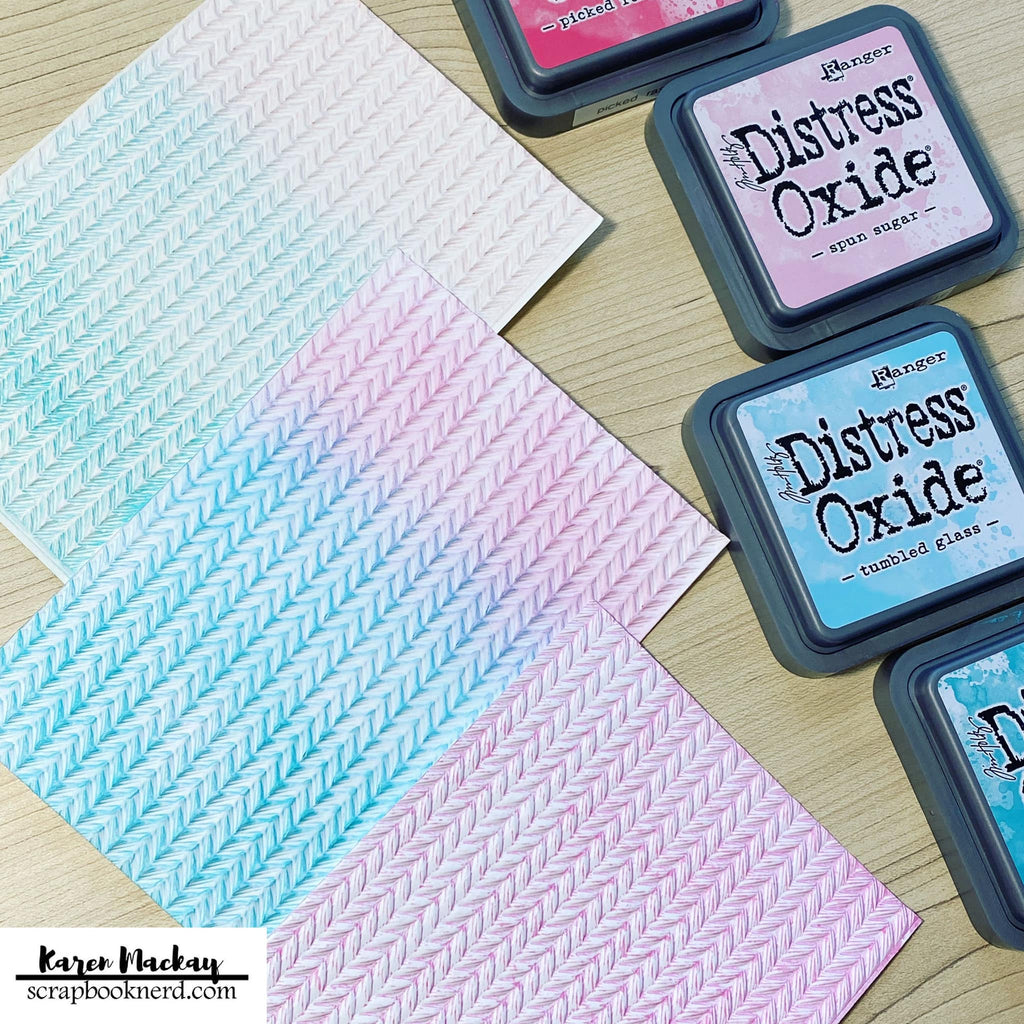 Getting More Out Of Your Embossing Folders with Karen @cardsbykaren