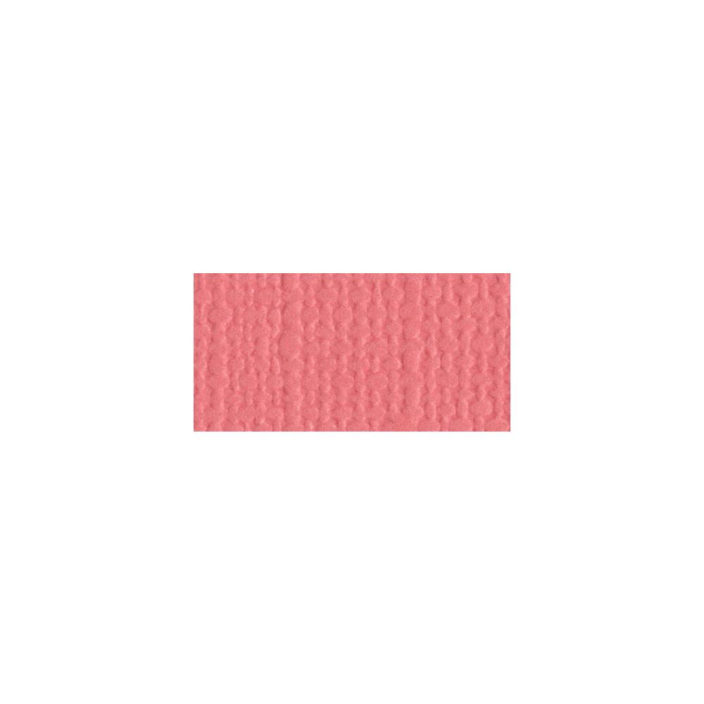 Bazzill Mono - 12 x 12 Textured Cardstock - Flamingo