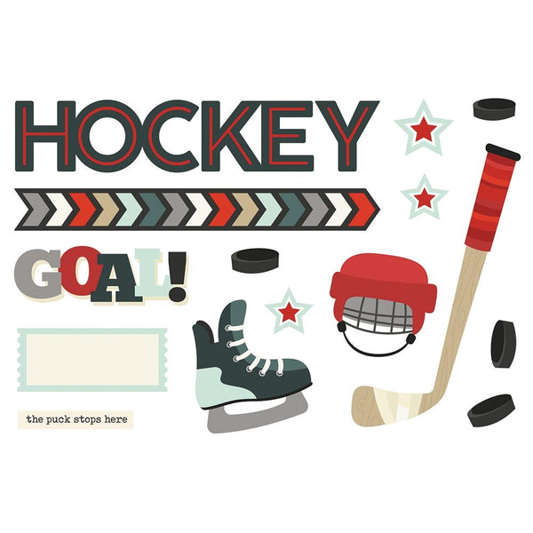 Simple Stories - Page Pieces - Hockey