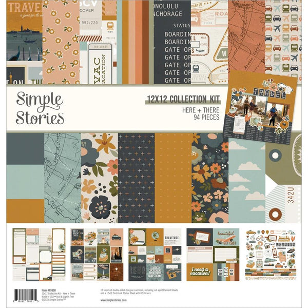 Simple Stories - Here & There - 12 x 12 Collection Kit
