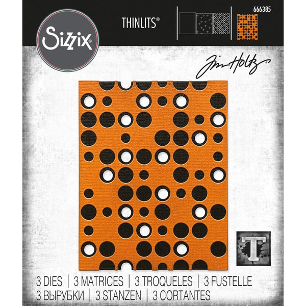 Sizzix - Tim Holtz - Layered Dots Die set