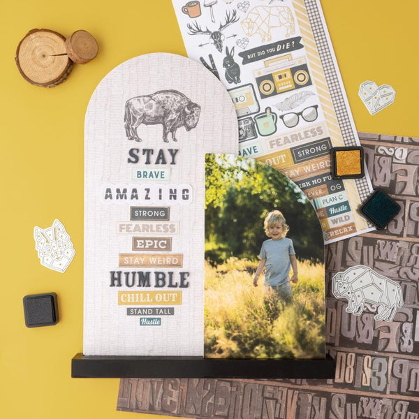 American Crafts - Cedar House - Icons Cardstock Stickers