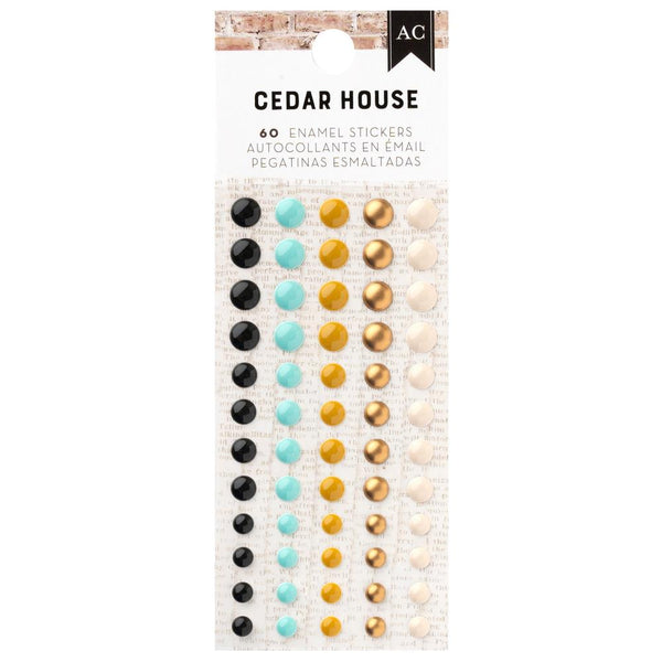 American Crafts - Cedar House - Enamel Dots