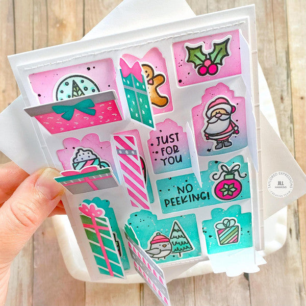 Taylored Expressions - Cutting Plate & Stencil Combo - Sneak a Peek