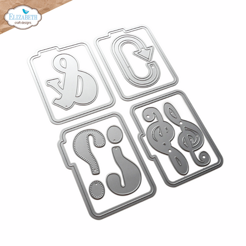 Elizabeth Craft Designs - Planner Essentials - Library Pockets Filler Cards die set