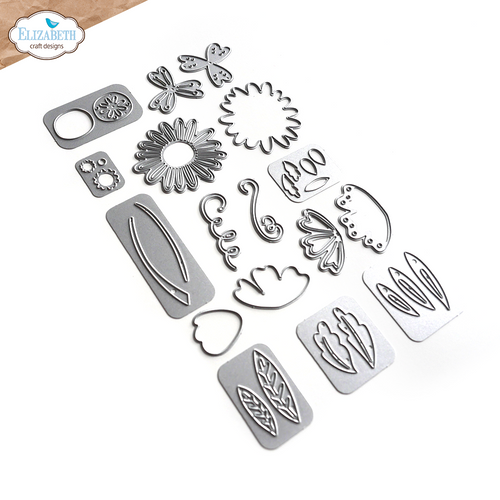 Elizabeth Craft Designs - Everyday Elements - Playful Flowers die set