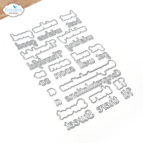 Elizabeth Craft Designs - Everyday Elements - Everyday Words 2 die set