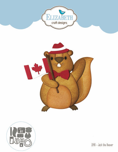 Elizabeth Craft Designs - Jack the Beaver die set