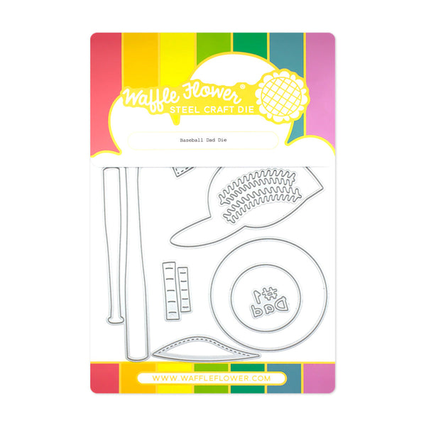 Waffle Flower - Baseball Dad - die set