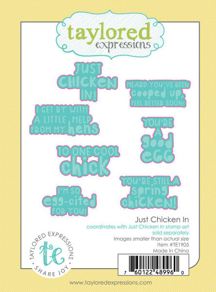 Taylored Expressions - Just Chicken In Coordinating Die Set
