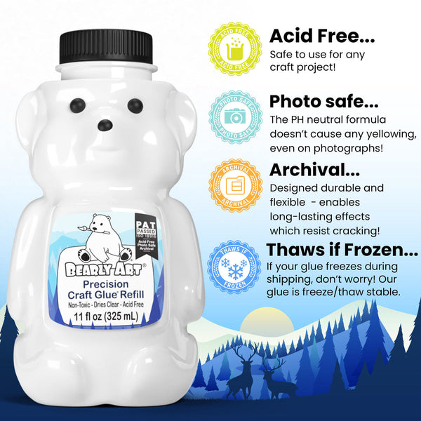 Bearly Art - Precision Craft Glue - The Refill