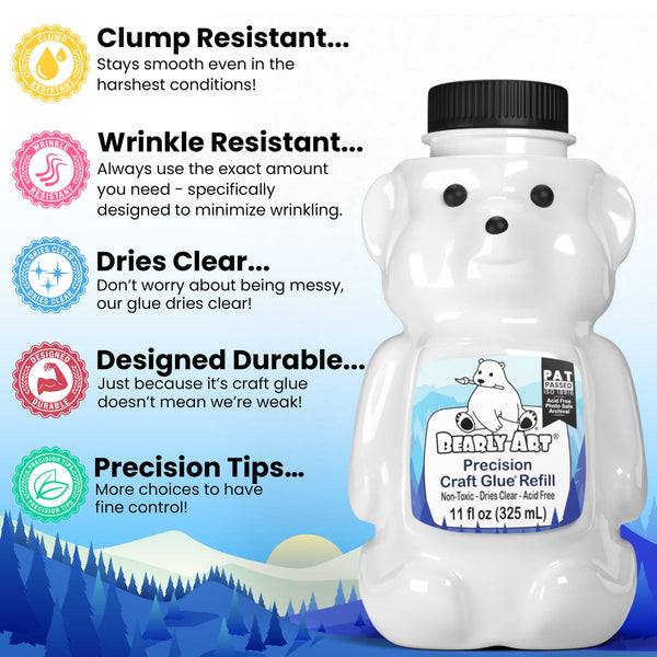 Bearly Art - Precision Craft Glue - The Refill