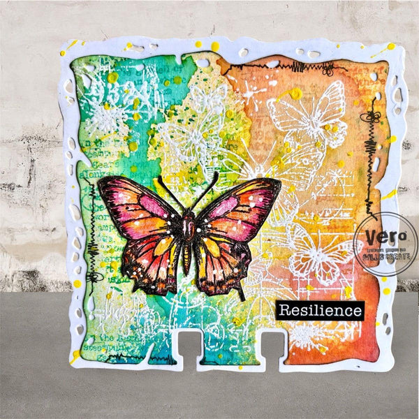 AALL & Create - Tangerine Wings - A6 clear stamp set 1252