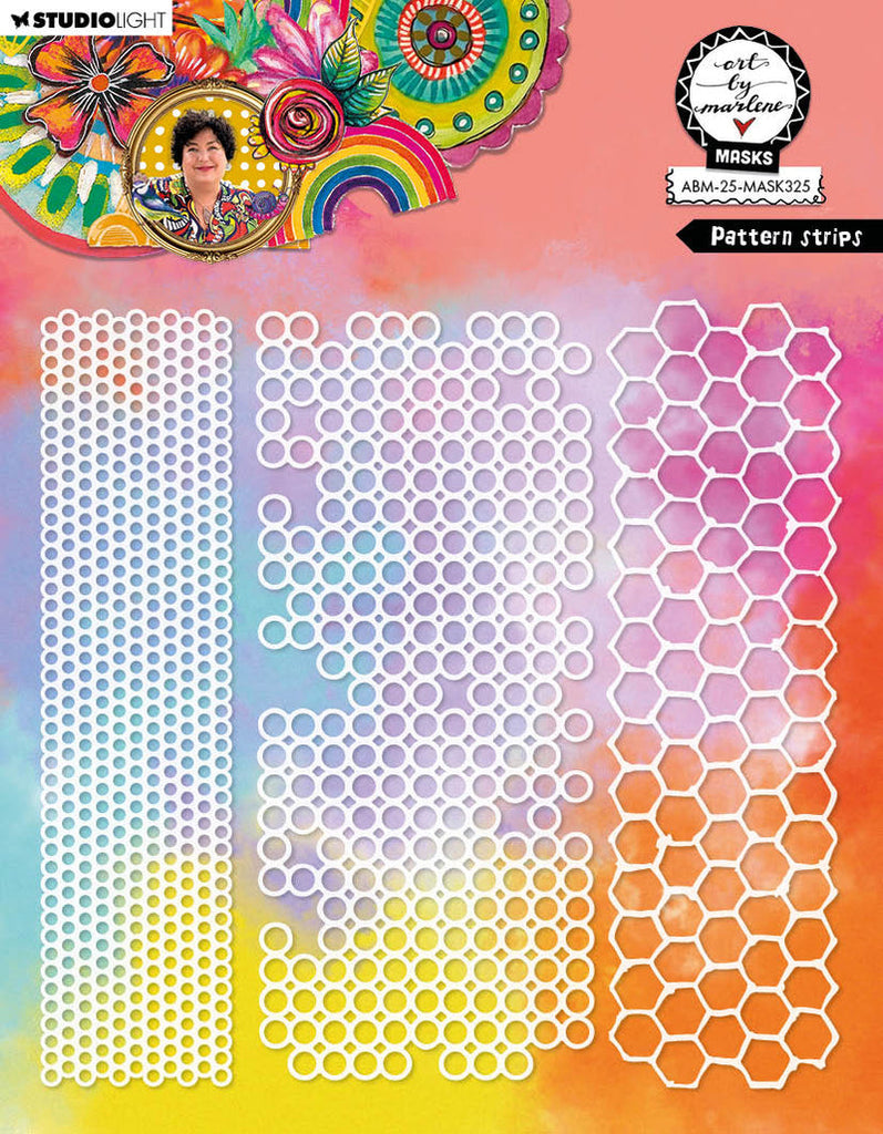 Studio Light - Art by Marlene - Pattern Strips Mask