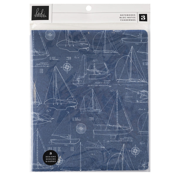 Heidi Swapp - Set Sail - Sailboat Notebooks