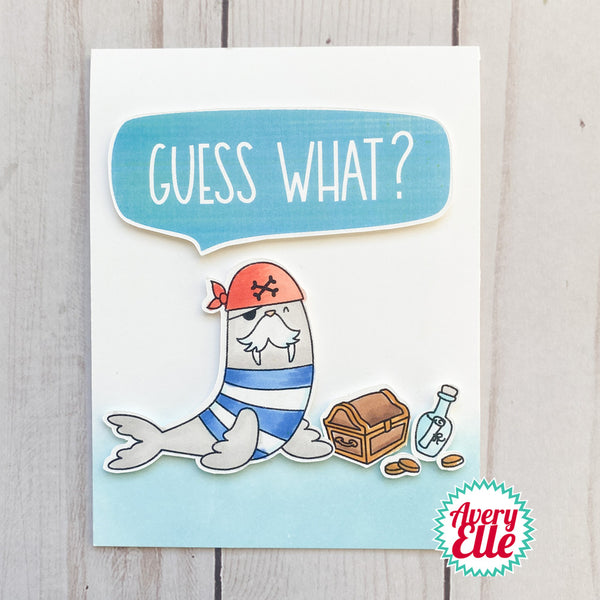 Avery Elle - Guess What - Clear stamp set