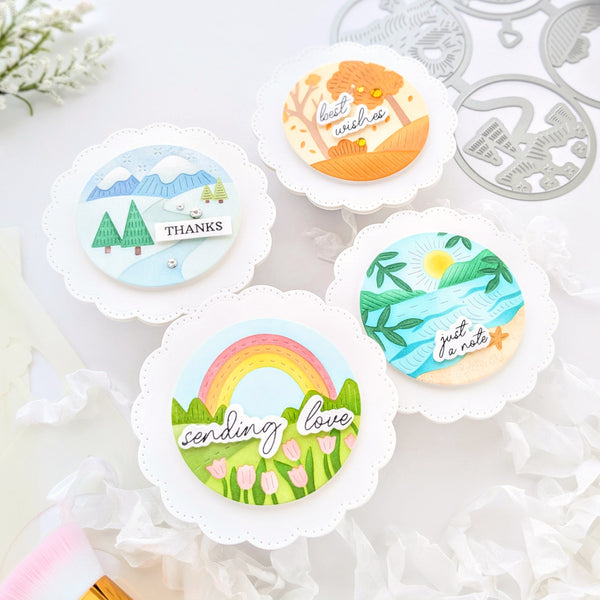 Pinkfresh Studio -  Four Seasons Die set