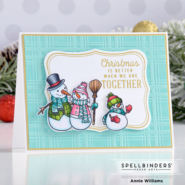 Spellbinders - Detailed Embossing Folder - Plaid Company