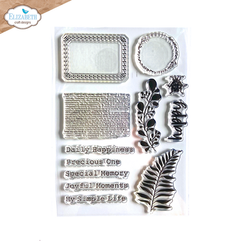 Elizabeth Craft Designs - Everyday Elements - Happy stamp set