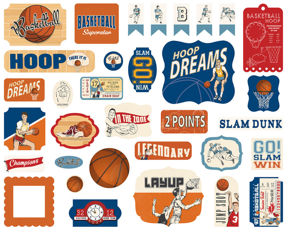 Carta Bella - Slam Dunk - Ehpemera Pack