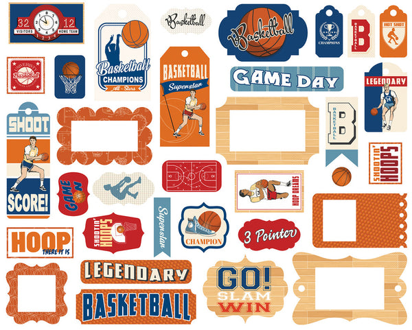 Carta Bella - Slam Dunk - Frames & Tags Pack