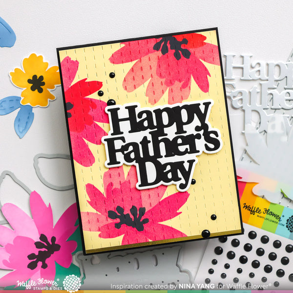 Waffle Flower - Father’s Day Word die