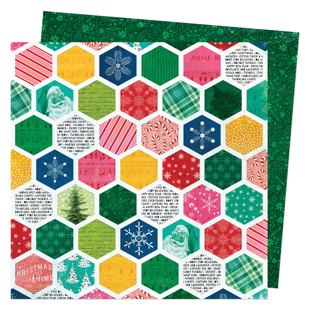 Vicki Boutin - Peppermint Kisses - Capture the Joy Pattern Paper