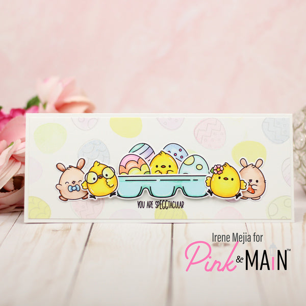 Pink and Main - Eggstraordinary - Coordinating die set