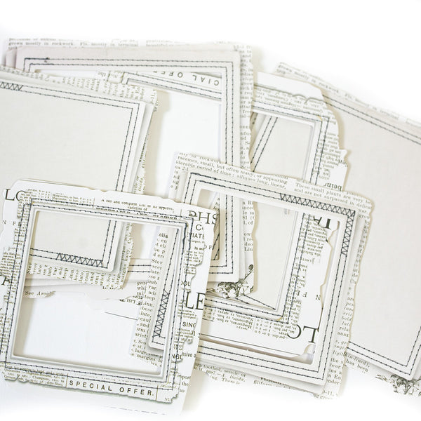 49 and Market - Vintage Artistry Essentials - Square Stitched Frames