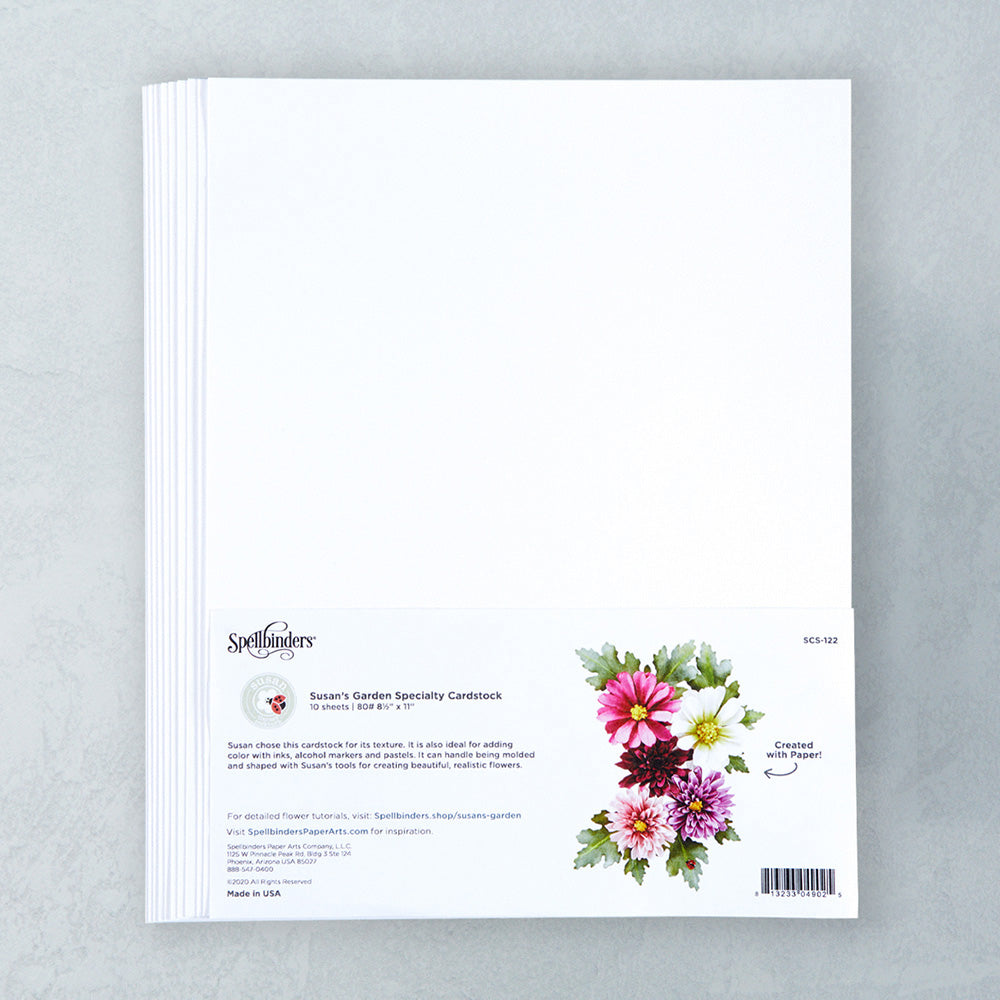 Spellbinders - Card Shoppe Essentials - Susan's Garden Specialty Cardstock