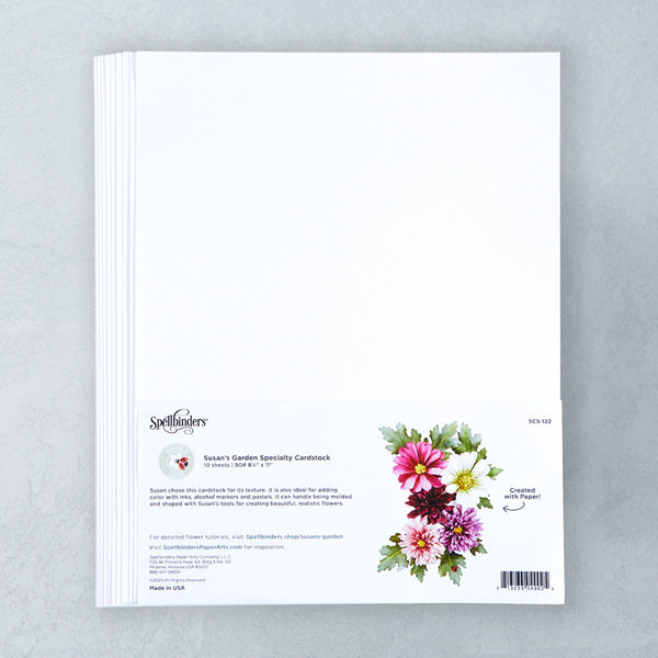 Spellbinders - Card Shoppe Essentials - Susan's Garden Specialty Cardstock