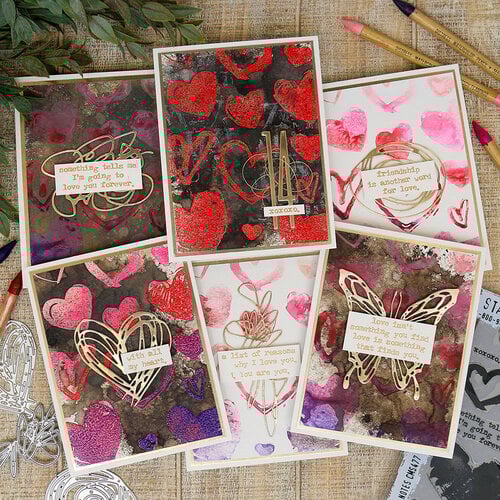 Stampers Anonymous - Tim Holtz - Love Notes stamp set