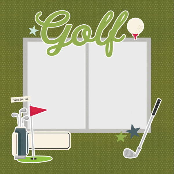 Simple Stories - Page Pieces - Golf