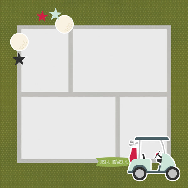 Simple Stories - Page Pieces - Golf