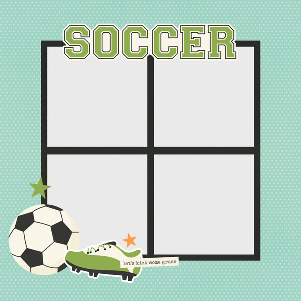 Simple Stories - Page Pieces - Soccer