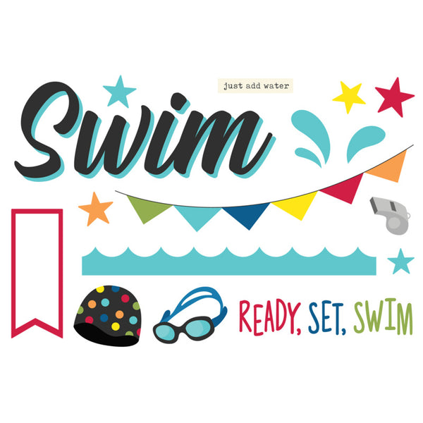 Simple Stories - Page Pieces - Swim