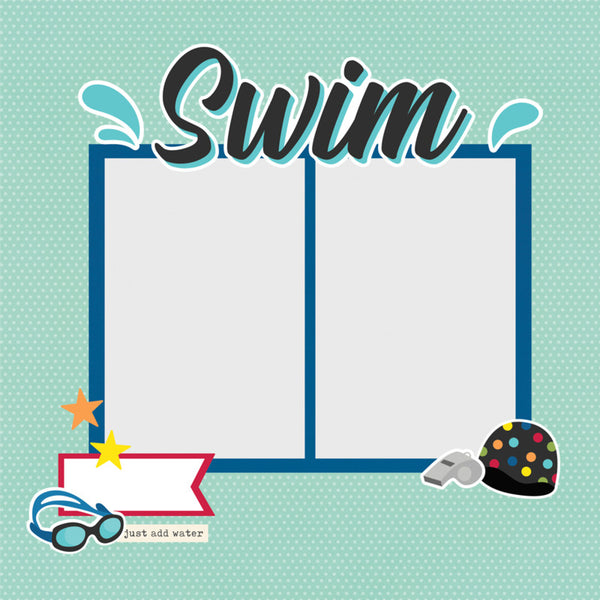 Simple Stories - Page Pieces - Swim