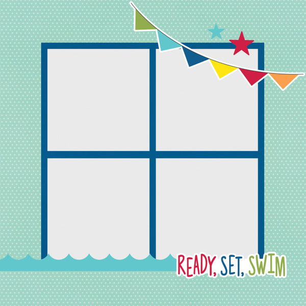 Simple Stories - Page Pieces - Swim