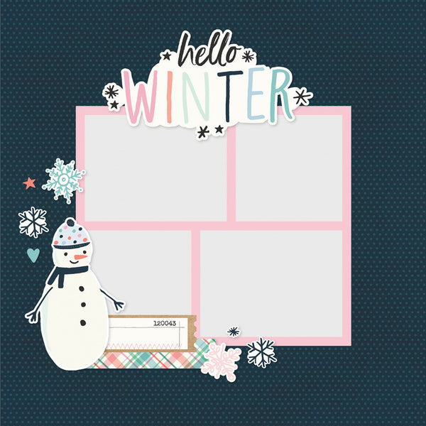 Simple Stories - Winter Wonder - Page Pieces