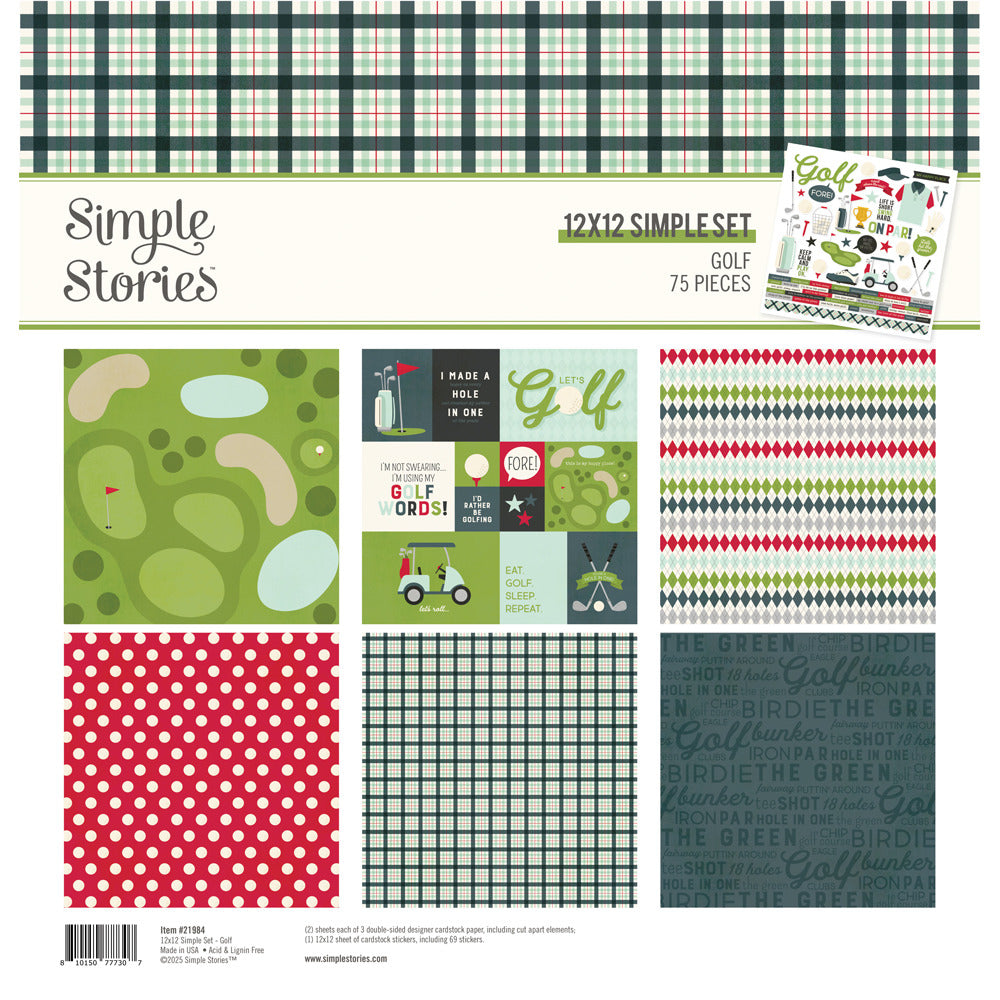 Simple Stories - Golf - 12 x 12 Collection Kit