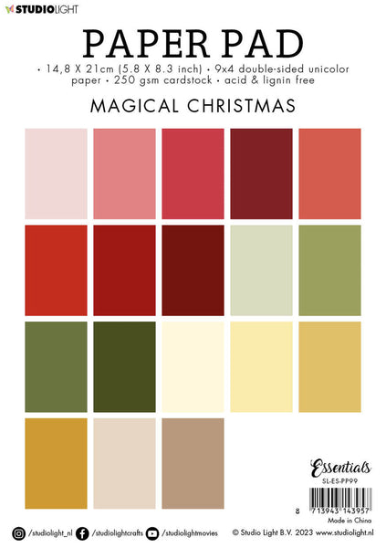 Studio Light - Essentials Paper Pad - Magical Christmas