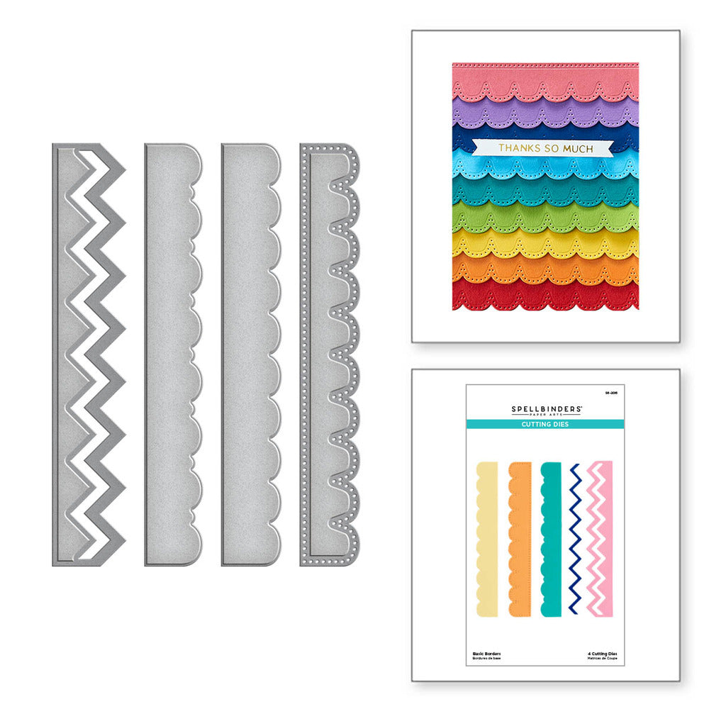 Spellbinders - Basic Borders die cutting set